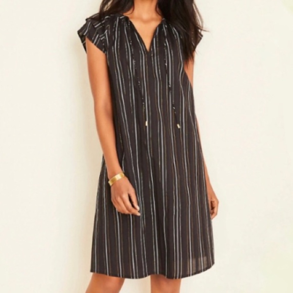 NWT Ann Taylor Metallic Shift Dress